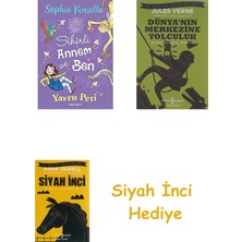 İş Bankası Kültür Yayınları Sihirli Annem ve Ben 2 – Yavru Peri + Dünyanın Merkezine Yolculuk + Siyah Inci Hediye