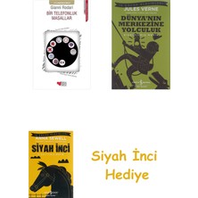 İş Bankası Kültür Yayınları Bir Telefonluk Masallar: 1970 Anderson Ödülü + Dünyanın Merkezine Yolculuk + Siyah Inci Hediye