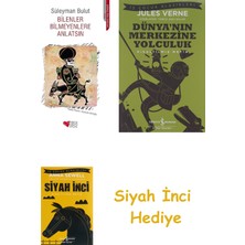 İş Bankası Kültür Yayınları Bilenler Bilmeyenlere Anlatsın: Çocuk Oyunu 2 Perde , 7 Sahne + Dünyanın Merkezine Yolculuk + Siyah Inci Hediye