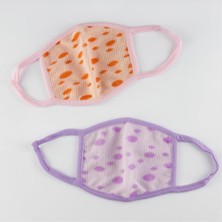 Ayena Moda 3 Katlı Yıkanabilir Benekli Desen Genç Maskesi