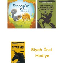 İş Bankası Kültür Yayınları Sincap’ın Sırrı + Dünyanın Merkezine Yolculuk + Siyah Inci Hediye