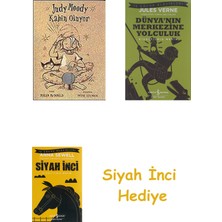 İş Bankası Kültür Yayınları Judy Moody Kahin Oluyor + Dünyanın Merkezine Yolculuk + Siyah Inci Hediye