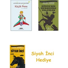 İş Bankası Kültür Yayınları Küçük Prens + Dünyanın Merkezine Yolculuk + Siyah Inci Hediye