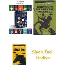 İş Bankası Kültür Yayınları Gezegen Oyunu Seti – 10 Kitap Kutulu + Dünyanın Merkezine Yolculuk + Siyah Inci Hediye
