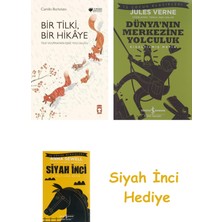 İş Bankası Kültür Yayınları Bir Tilki, Bir Hikaye + Dünyanın Merkezine Yolculuk + Siyah Inci Hediye