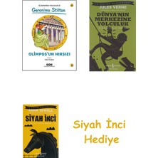 İş Bankası Kültür Yayınları Olimpos’un Hırsızı: Zamanda Yolculuk + Dünyanın Merkezine Yolculuk + Siyah Inci Hediye