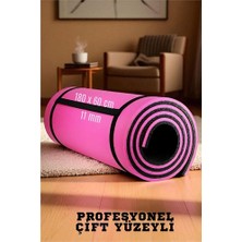 Ayena Moda Hsnet Pilates Matı- Spor Matı - Yoga Matı 11 mm Çift Taraflı Pembe