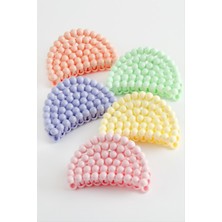 Ayena Moda 8 cm Oval Renkli Mandal Toka 1 Adet