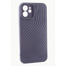 Ayena Moda iPhone 12 6.1 Çizgili Lüx Gear Silikon Kılıf
