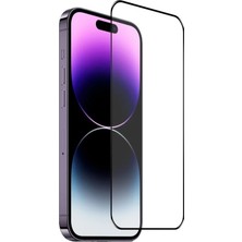 Ayena Moda Ally iPhone 14 Pro Max 6.7 Full Glue-Tempered Cam Ekran KORUYUCU-(5775)
