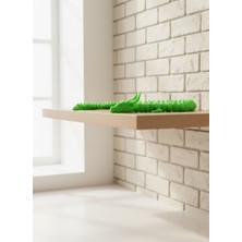 Ayena Moda Yeşil Hareketli Ejderha Figürü Esnek Gövdeli Fantastik Dekor 60 cm