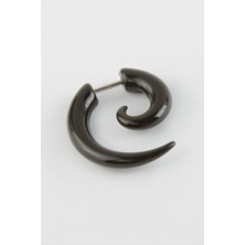 Ayena Moda Yarım Ay Erkek Çelik Küpe