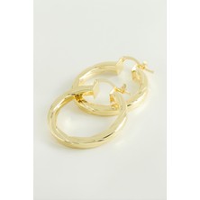 Ayena Moda Ezme Halka Küpe 3 cm