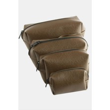 Ayena Moda 4 Adet El Tutmalı Makyaj Çantası