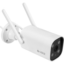 Ayena Moda S-Lınk SL-BLT01 Akıllı Güvenlik Kamerası Wifi 2mpix 3.6mm Lens 10M. Gece Görüşü Micro Sd Kartlı Tuya Yazılım Büyük KASA(1923)