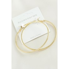 Ayena Moda Boru Halka Küpe 6 cm