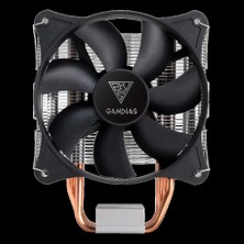 Ayena Moda Gamdıas Boreas E1-410 Mono 120MM Cpu  Kule Tipi Hava Soğutma Doğrudan Temas Teknolojisine Sahip 4 Adet Gelişmiş Bakır Isı Borusu (Amd Am4 ve Intel Tüm Işlemciler ile UYUMLU)(1923)