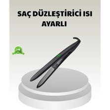 Ayena Moda Dijital Ekranlı Isı Ayarlı Saç Düzleştirici –  Titanyum Plaka Seyahat Dostu Tasarım