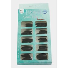 Ayena Moda Misyul Badem Parlak Takma Tırnak 100 Adet