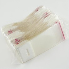 Ayena Moda 6*25 Yapışkanlı 1000 Adet Şeffaf Askılı Poşet