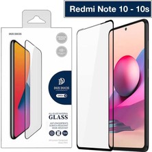 Ayena Moda Dux Ducis Full Kaplama Redmi Note 10 Note 10S Cam Ekran KORUYUCU-(5775)