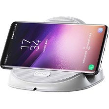 Ayena Moda Baseus Silicone Horizontal Stand Wireless Kablosuz Şarj CIHAZI-(5775)