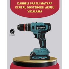 Ayena Moda 18 Parça Dijital Matkap Seti Çift Bataryalı