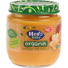 Hero Baby Organik Karışık Meyveli Kavanoz Maması 120 G