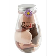 Ayena Moda 12 Adet Oval Şişeli Makyaj Süngeri