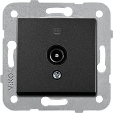 Siyah Tv Sonlu Mekanizma+Düğme Kapak