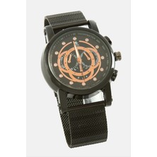 Ayena Moda Hasır Metal Kayışlı Erkek Kol Saati