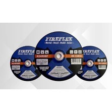 Fireflex A24R8BF 230MM (9”) Taşlama Diski – Metal & Çelik Için Depresli Merkezli Taşlama Taşı, 6640 Rpm, EN12413 Sertifikalı, Endüstriyel Kalite 2 Adet