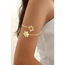 Ayena Moda Gül Figürlü Üst Kol Pazu Bilekliği