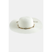 Ayena Moda Göz Örme Zincir Hasır Şapka