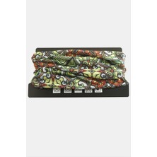 Ayena Moda Çiçek Desenli Baff Boyunluk