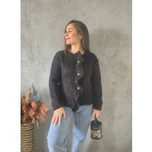 Filiz Yılmaz Butik Önü Fırfırlı Hırka