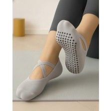 Kadın Pilates Çorap ◆ Pamuklu Kaymaz Silikon Taban ◆ Yoga Bale Pilates Tavaf