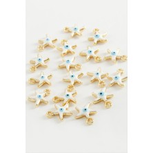 Ayena Moda Deniz Yıldızı Tek Kulplu Mineli Bileklik ve Kolye Ucu Aparatı 1 Adet