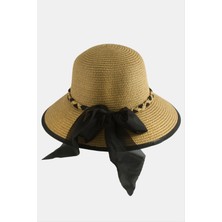 Ayena Moda Fiyong Örgülü Hasır Şapka