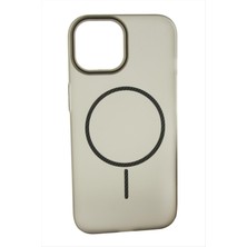 Ayena Moda iPhone 16 Pro Max Buzlu Magsaff Kapak Kılıf