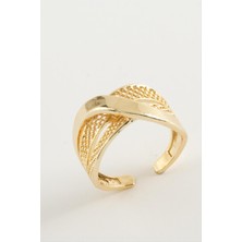 Ayena Moda Sargılı Metal Yüzük