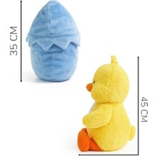 Özgüner Sürpriz Yumurta Civcivino – Yumurtadan Çıkan Sevimli Peluş Civciv – Çocuklar Için Koleksiyonluk Oyuncak – Hediye ve Eğlenceli Sürpriz (Mavi)