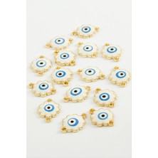 Ayena Moda Çiçek Çift Kulplu Mineli Bileklik ve Kolye Ucu Aparatı 1 Adet