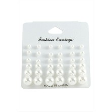 Ayena Moda Kartlı Inci Küpe 36 Adet