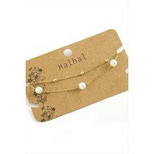 Ayena Moda Inci Lüks Çelik Halhal