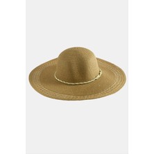 Ayena Moda Örgülü Hasır Şapka