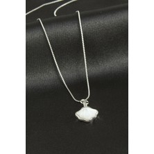 Ayena Moda Deniz Kabuğu Sedef Lüks Çelik Kolye