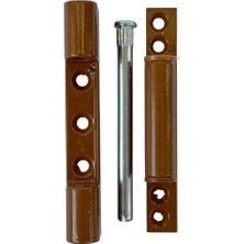Pvc Plastik Pencere ve Kapılar Için Metal Menteşe, 95MM Uzun Tip, Kahverengi