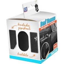 Deri Yama, 1,5 Metre Uzunluk x 100 mm Kalinlik, Siyah