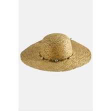 Ayena Moda Göz Örme Zincir Hasır Şapka